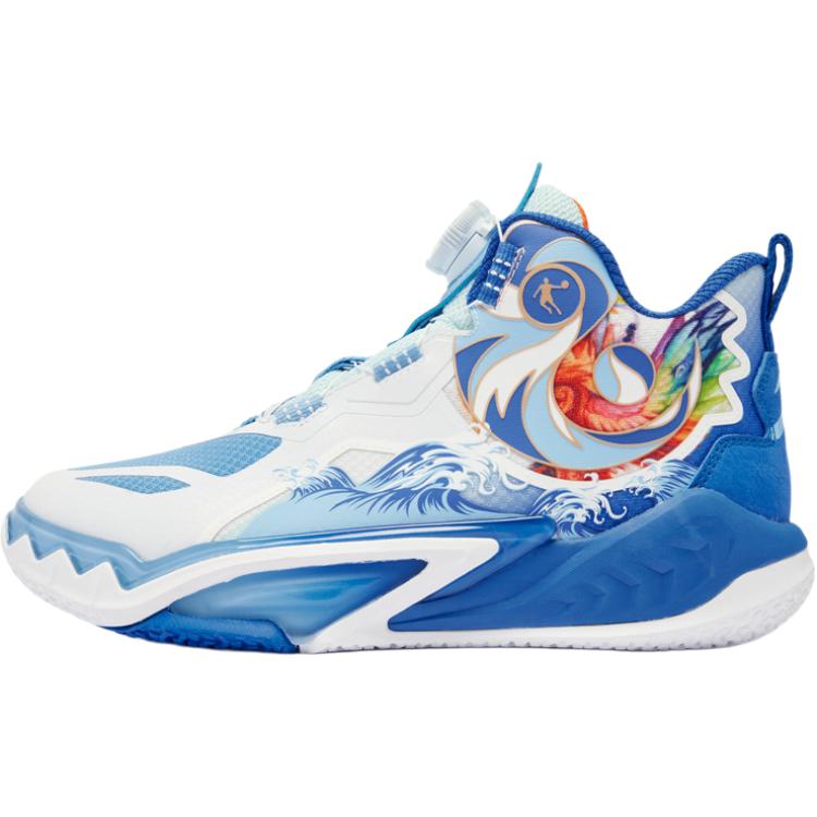 Баскетбольные кроссовки для детей и подростков среднего размера с противоскользящими износостойкими амортизаторами QIAODAN, белый/синий
Баскетбольные кроссовки для детей и подростков среднего размера с противоскользящими износостойкими амортизаторами QIAODAN, белый/синий