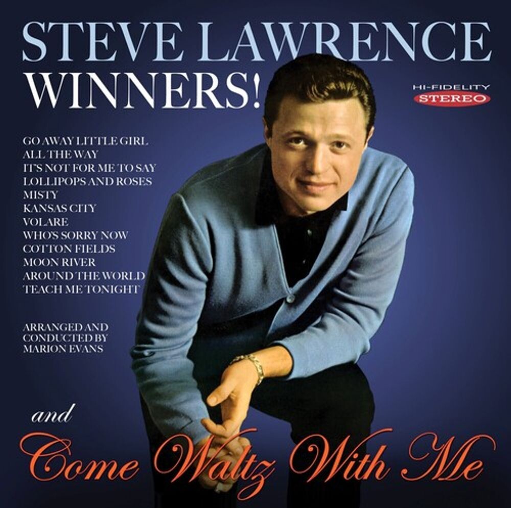 Диск CD Winners! / Come Waltz With Me - Steve Lawrence
Диск CD Winners! / Come Waltz With Me - Steve Lawrence