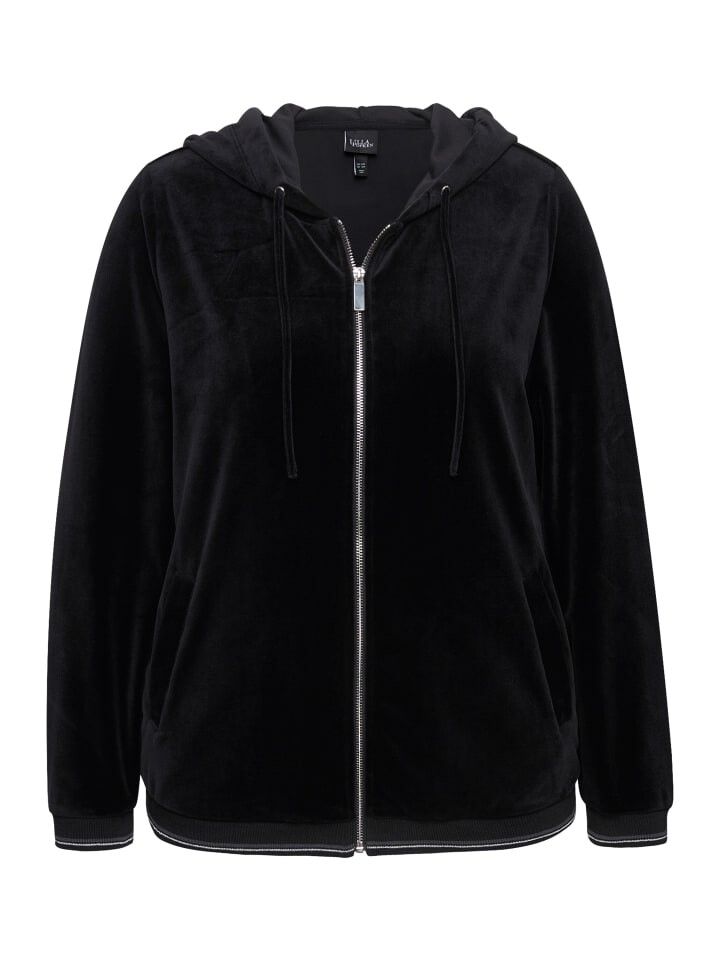 Спортивная куртка Ulla Popken, черный 
Спортивная куртка Ulla Popken, черный