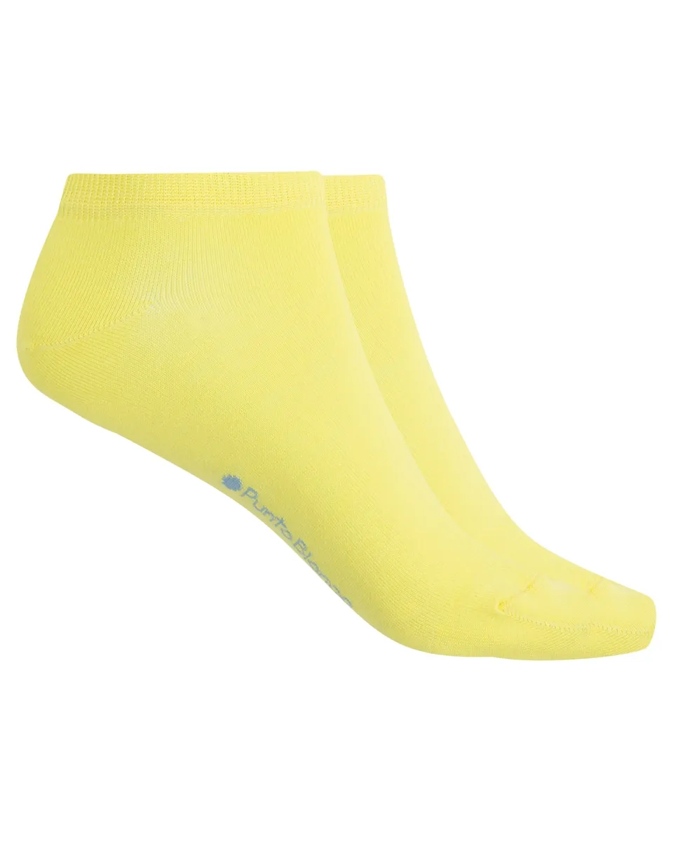 Набор из 2 пар женских носков из мерсеризованного хлопка однотонные Punto Blanco, желтый
Набор из 2 пар женских носков из мерсеризованного хлопка однотонные Punto Blanco, желтый