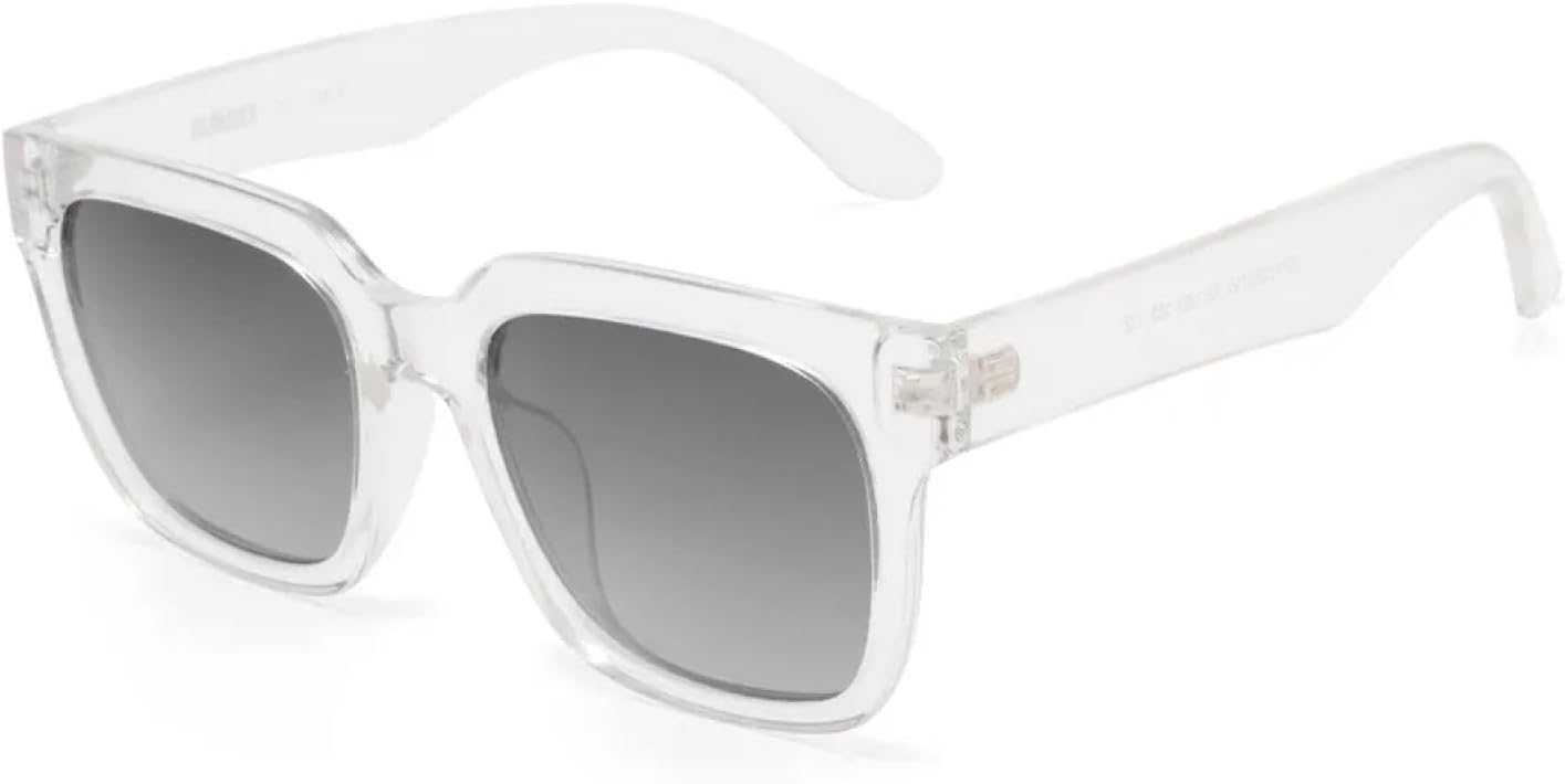 Солнцезащитные очки с защитой от УФ-излучения UV400 | Мужские и женские, большие, увеличенного размера | Линзы конфетных цветов для занятий спортом на открытом воздухе и вождения DSVIGF, Gradient Grey
Солнцезащитные очки с защитой от УФ-излучения UV400 | Мужские и женские, большие, увеличенного размера | Линзы конфетных цветов для занятий спортом на открытом воздухе и вождения DSVIGF, Gradient Grey