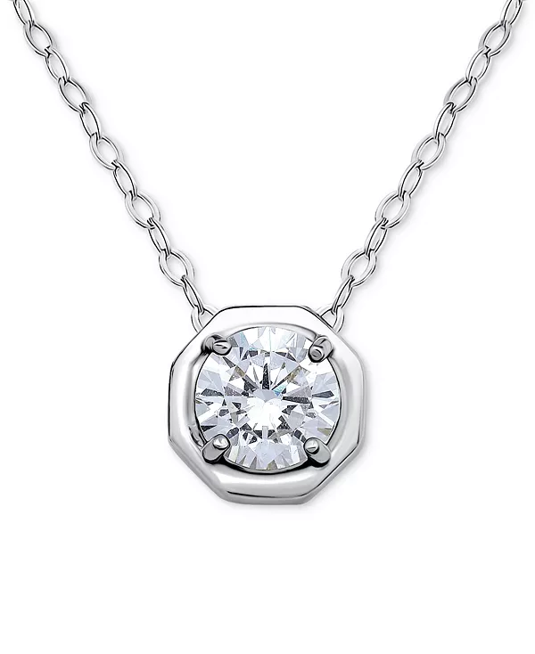 Ожерелье с восьмиугольным кулоном из кубического циркония, стерлинговое серебро, 16 дюймов + 2-дюймовый удлинитель, эксклюзивно в Macy's (также доступно из стерлингового серебра с покрытием из 18-каратного золота) Giani Bernini, silver
Ожерелье с восьмиугольным кулоном из кубического циркония, стерлинговое серебро, 16 дюймов + 2-дюймовый удлинитель, эксклюзивно в Macy's (также доступно из стерлингового серебра с покрытием из 18-каратного золота) Giani Bernini, silver