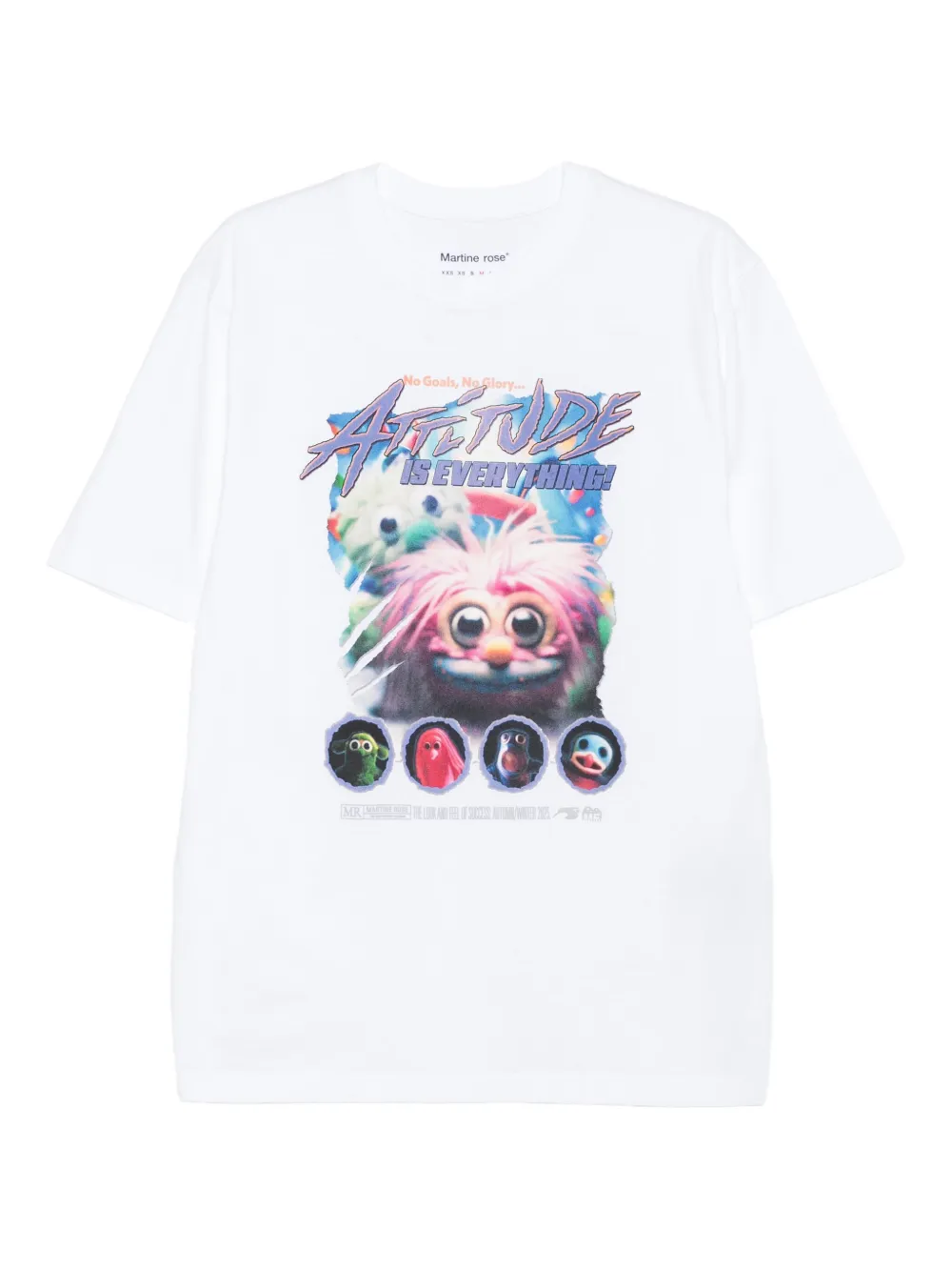 Хлопковая футболка с графическим принтом Martine Rose, белый
Хлопковая футболка с графическим принтом Martine Rose, белый