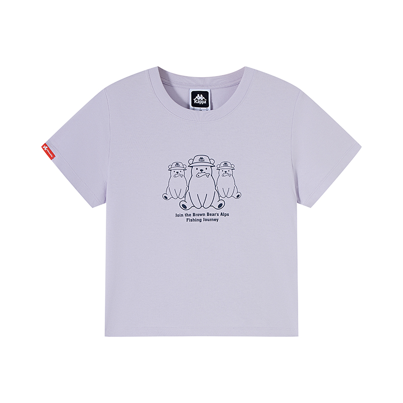 Женская летняя футболка Kappa фиолетовая
Женская летняя футболка Kappa фиолетовая