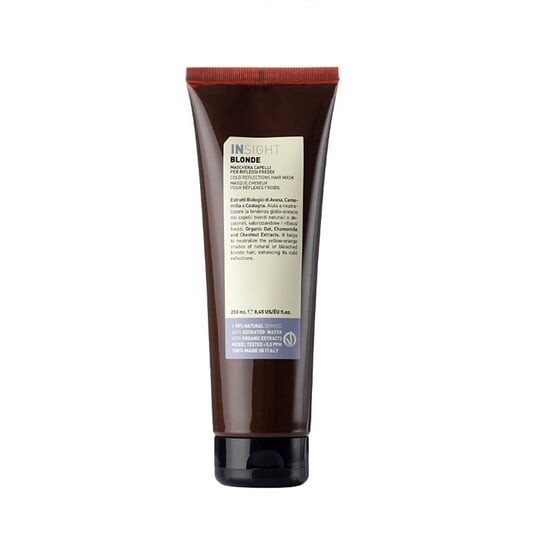 Блондинка Холодные размышления | Маска для волос с прохладным отблеском 250мл InSight 
Блондинка Холодные размышления | Маска для волос с прохладным отблеском 250мл InSight