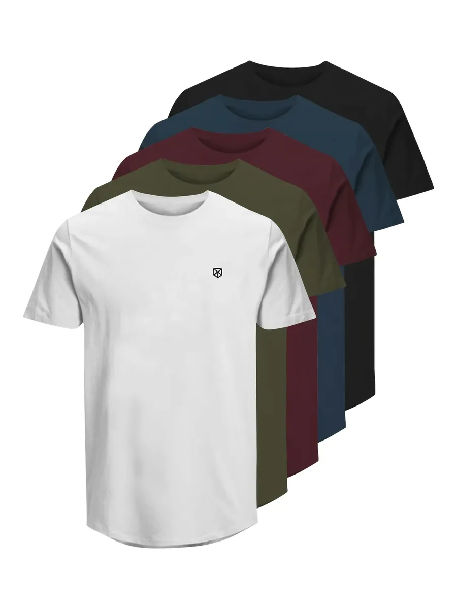 Рубашка с круглым вырезом Jack & Jones "JPRBLABRODY TEE SS CREW NECK 5PK MP", цвет морской волны
Рубашка с круглым вырезом Jack & Jones "JPRBLABRODY TEE SS CREW NECK 5PK MP", цвет морской волны