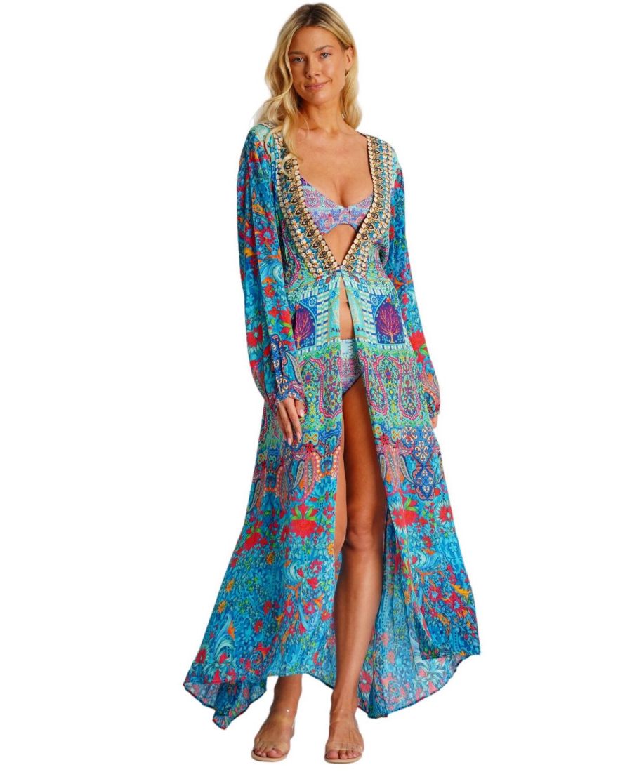 Женское длинное платье-накидка Rossie с поясом La Moda Clothing, No Color
Женское длинное платье-накидка Rossie с поясом La Moda Clothing, No Color