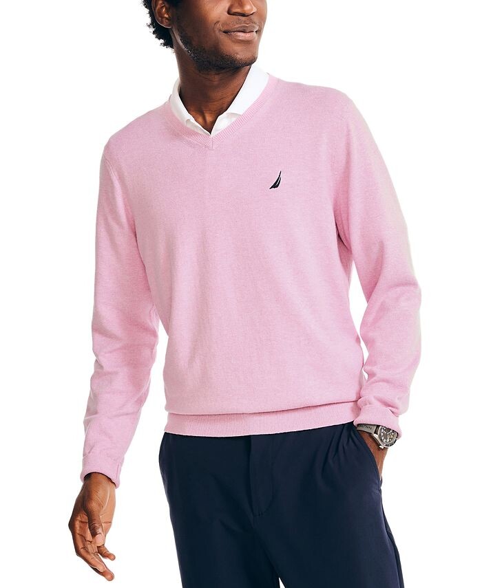 Мужской мягкий свитер классического кроя Navtech Performance с v-образным вырезом Nautica, фиолетовый
Мужской мягкий свитер классического кроя Navtech Performance с v-образным вырезом Nautica, фиолетовый