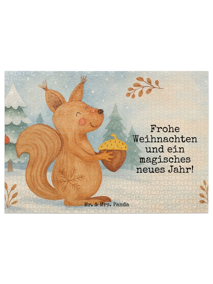 Mr. & Mrs. Panda Дизайн пазла с изображением белки на Рождество и надписью белым цветом
Mr. & Mrs. Panda Дизайн пазла с изображением белки на Рождество и надписью белым цветом