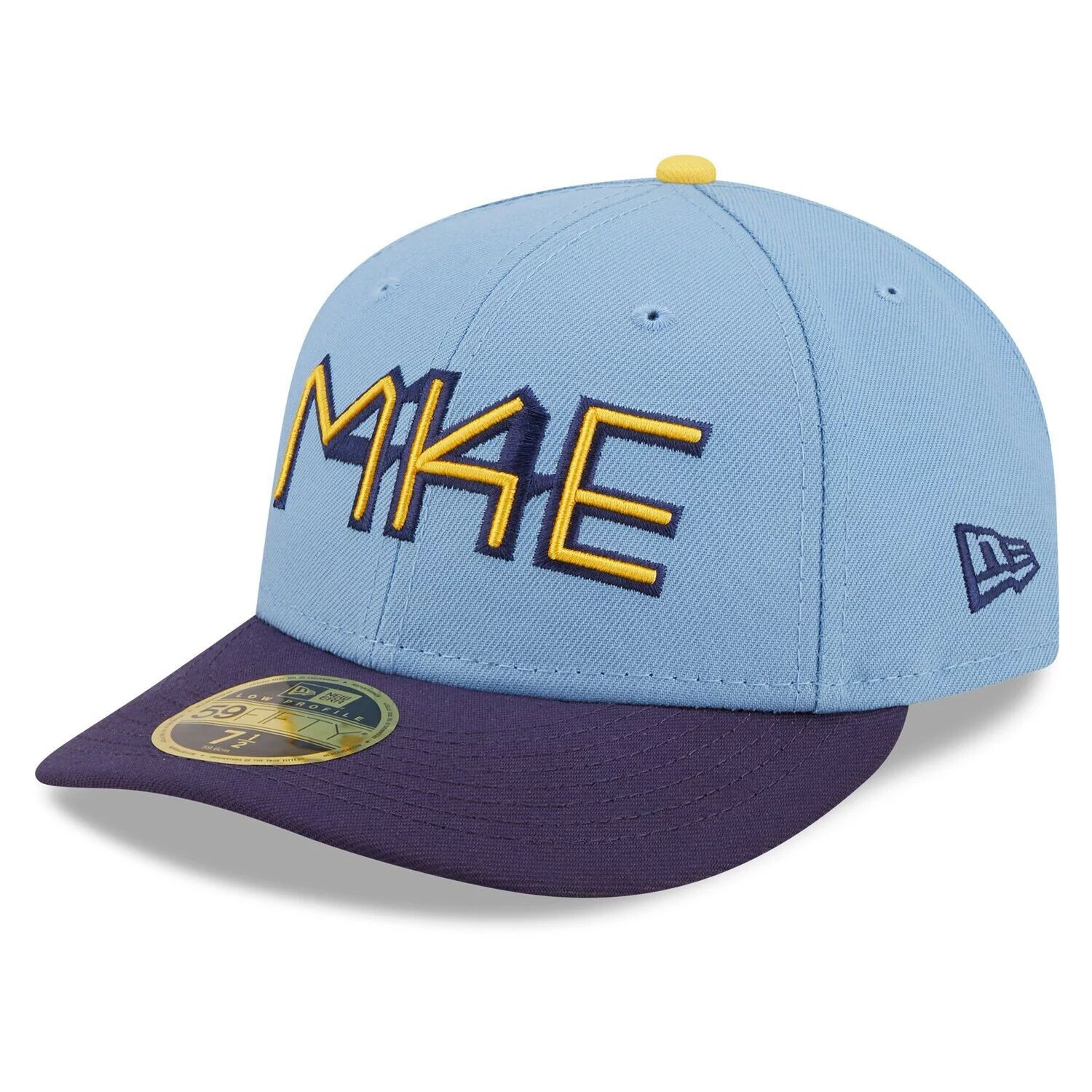 Мужская облегающая шляпа New Era Powder Blue Milwaukee Brewers 2022 City Connect Low Profile 59FIFTY
Мужская облегающая шляпа New Era Powder Blue Milwaukee Brewers 2022 City Connect Low Profile 59FIFTY
