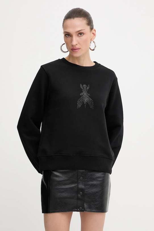 Хлопковая толстовка Patrizia Pepe, черный
Хлопковая толстовка Patrizia Pepe, черный