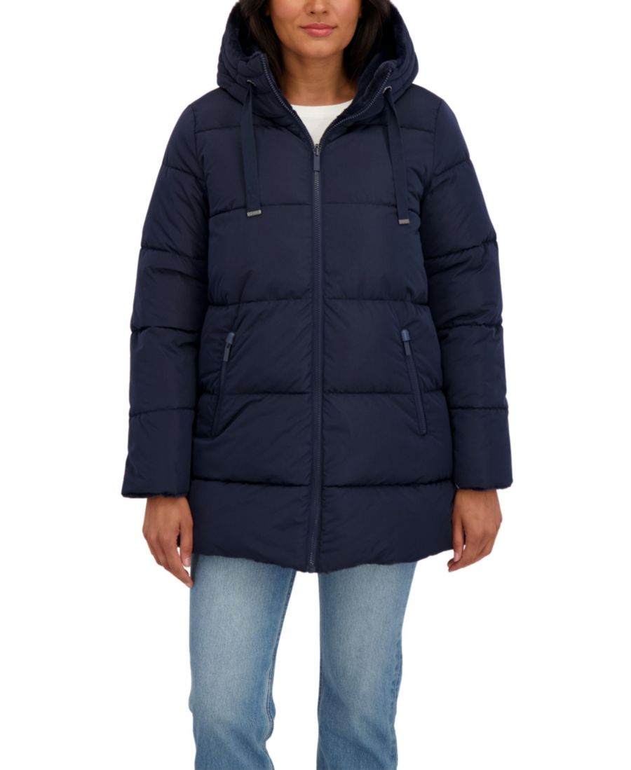 Женская двусторонняя пуховая куртка 3/4 Sebby Collection, Navy
Женская двусторонняя пуховая куртка 3/4 Sebby Collection, Navy