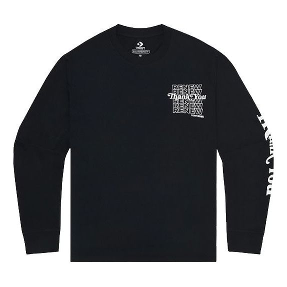 Топ Converse Renew Thank You Long Sleeve Shirt 'Black'
Топ Converse Renew Thank You Long Sleeve Shirt 'Black'