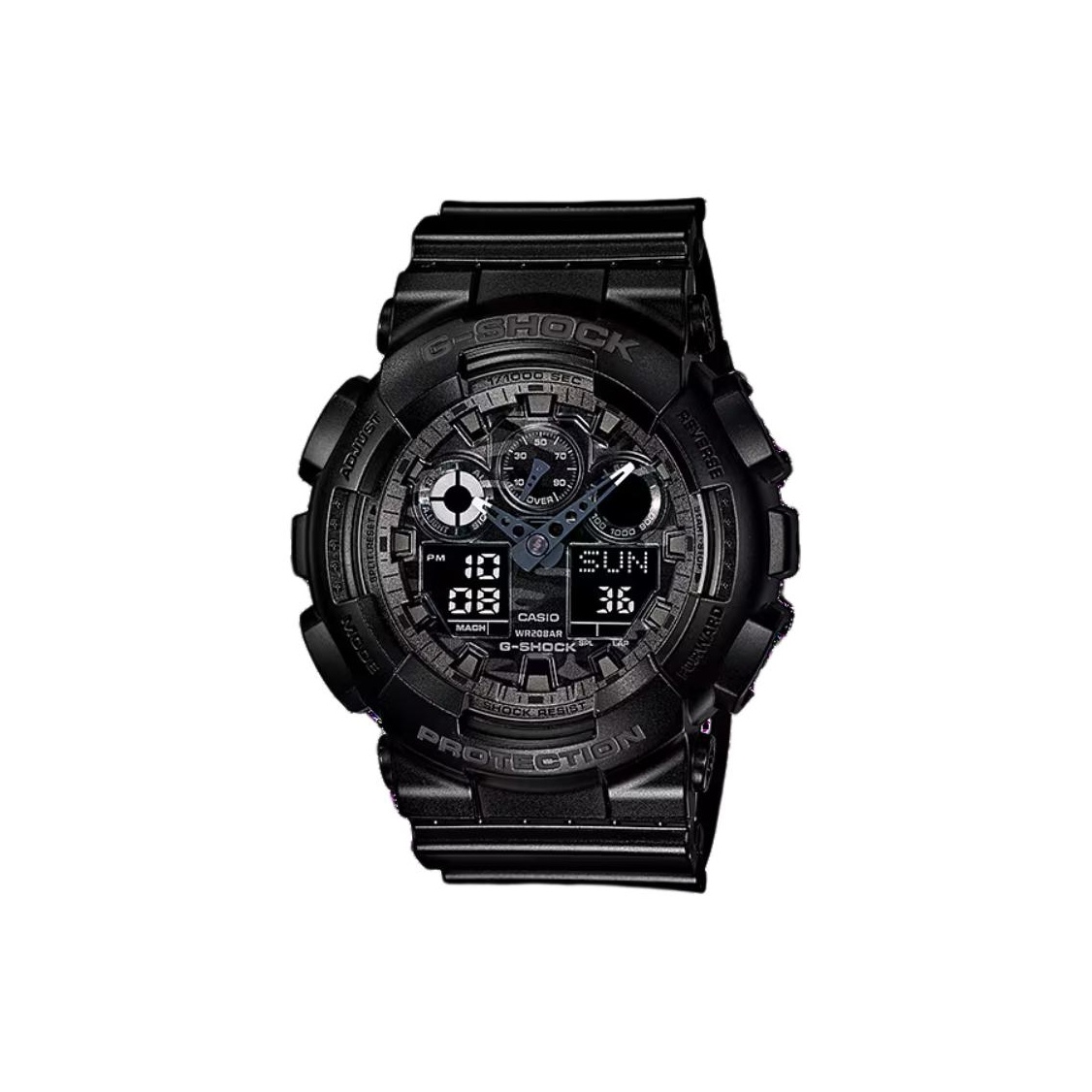 CASIO Часы Men Liquid Crystal/Analog Dual Display Series Black Watch GA-100CF-1A, Black Dial
CASIO Часы Men Liquid Crystal/Analog Dual Display Series Black Watch GA-100CF-1A, Black Dial