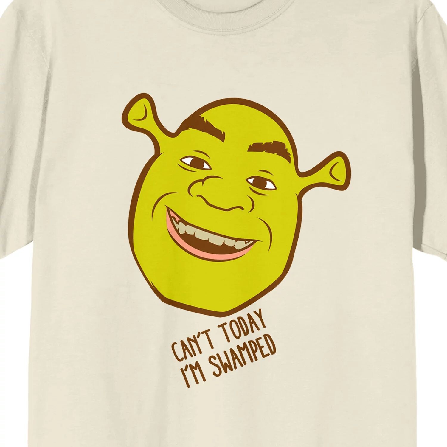 Мужская футболка с рисунком «Шрек не может сегодня» Licensed Character
Мужская футболка с рисунком «Шрек не может сегодня» Licensed Character