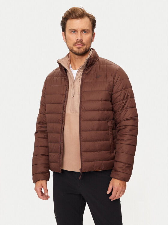 Пуховик стандартного кроя 4F, коричневый
Пуховик стандартного кроя 4F, коричневый