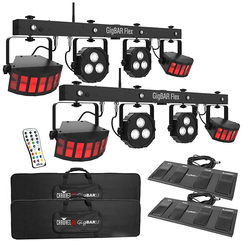 Система освещения Chauvet Chauvet DJ GigBar Flex 3-in-1 DJ Effect Lighting System w/ Pars & Strobes Pair
Система освещения Chauvet Chauvet DJ GigBar Flex 3-in-1 DJ Effect Lighting System w/ Pars & Strobes Pair