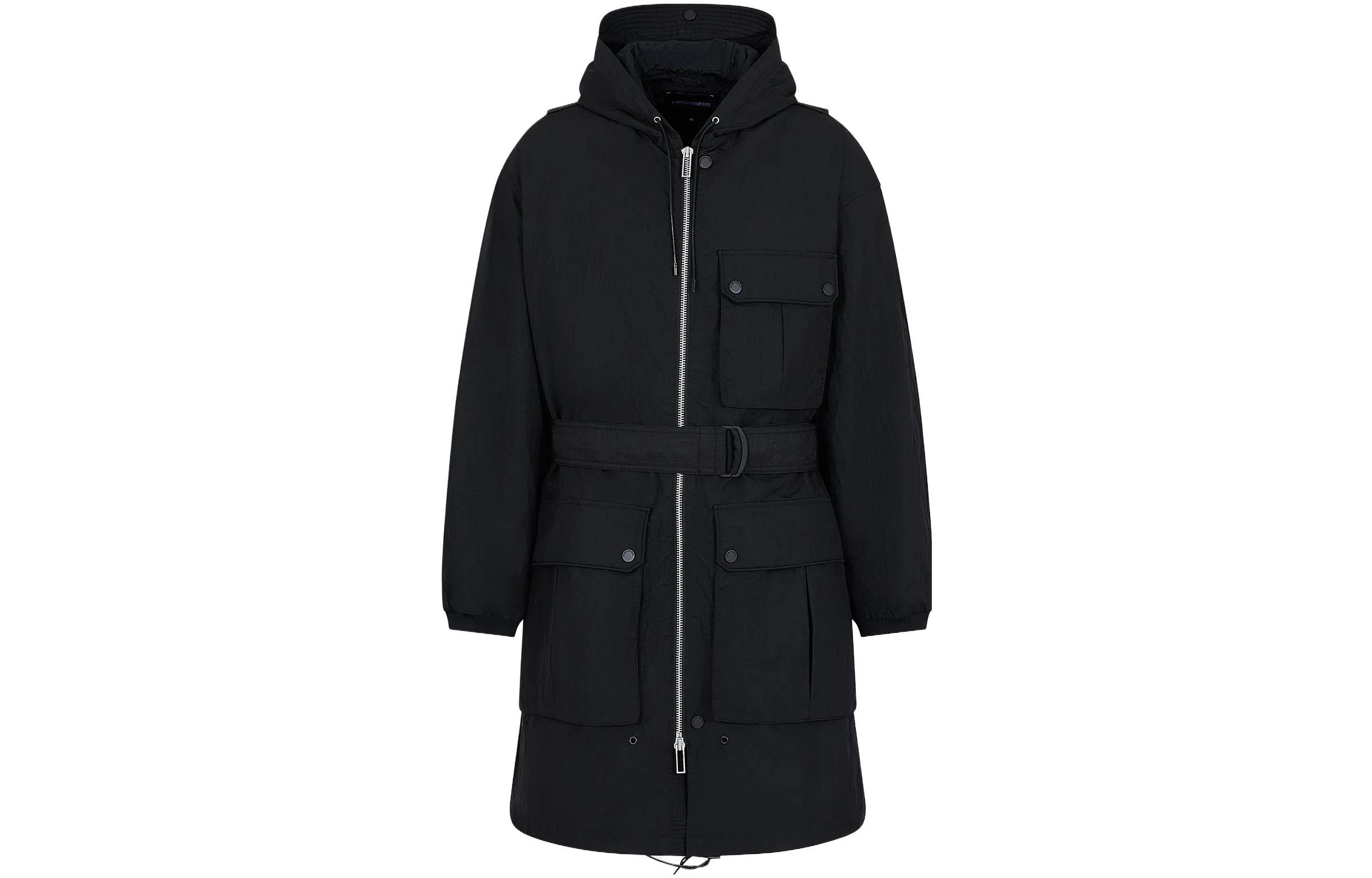 EMPORIO ARMANI Тренч мужской черный, Black
EMPORIO ARMANI Тренч мужской черный, Black