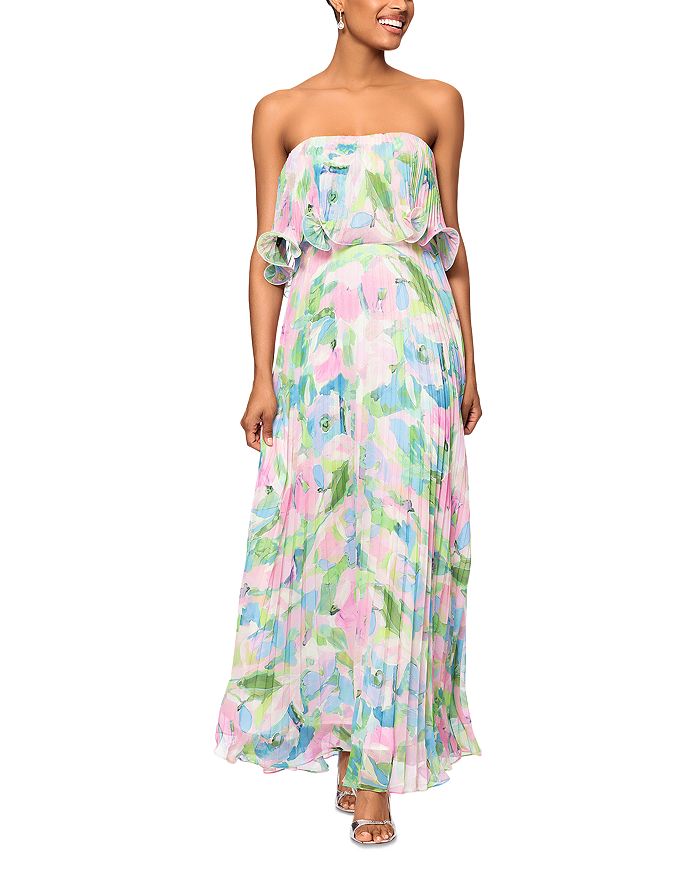 Платье без бретелек с принтом и складками AQUA, мультиколор
Платье без бретелек с принтом и складками AQUA, мультиколор