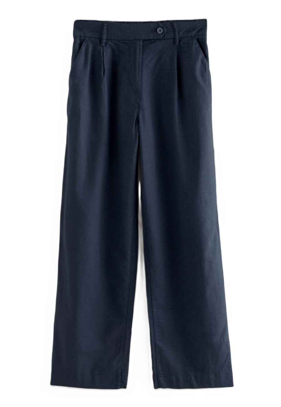 Свободные брюки со складками спереди Next, темно-синий
Свободные брюки со складками спереди Next, темно-синий