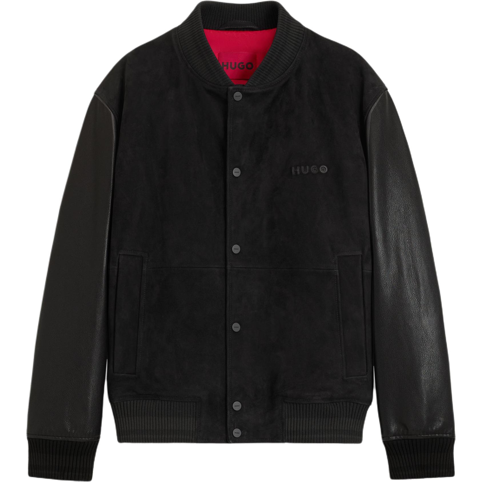 HUGO BOSS Кожаная куртка мужская черная, Black
HUGO BOSS Кожаная куртка мужская черная, Black