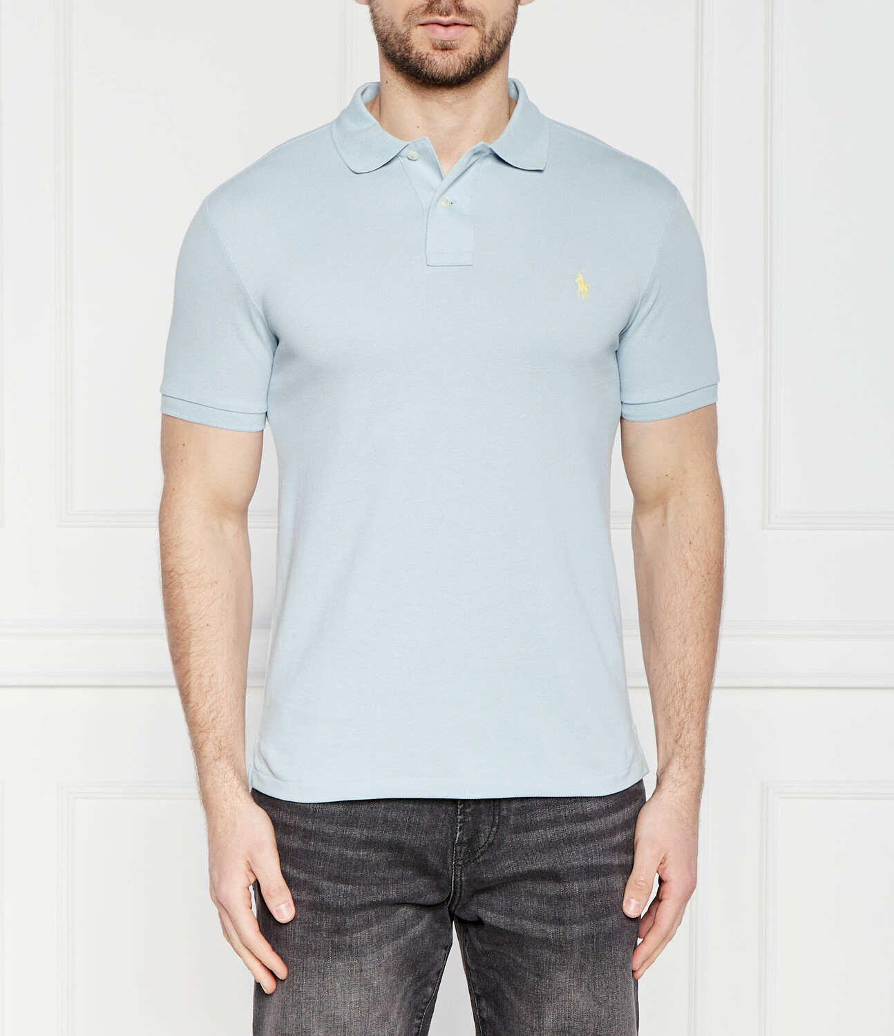 Поло POLO RALPH LAUREN Slim Fit pique, небесно-голубой
Поло POLO RALPH LAUREN Slim Fit pique, небесно-голубой