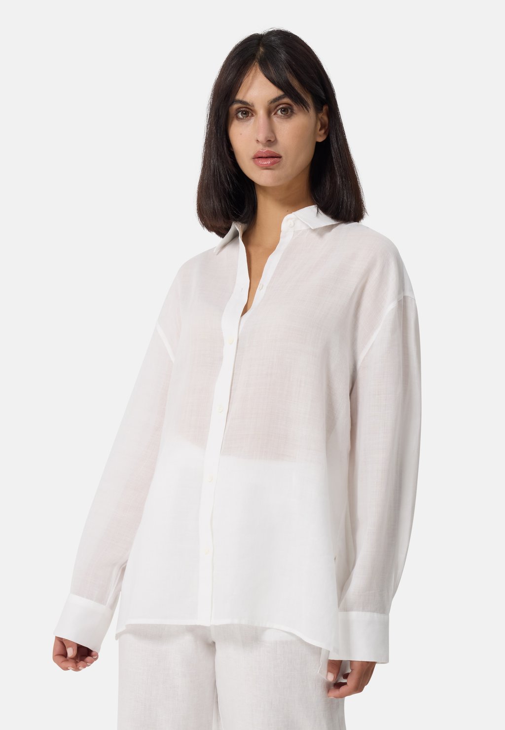 Блузка на пуговицах CASH-MERE, белый
Блузка на пуговицах CASH-MERE, белый