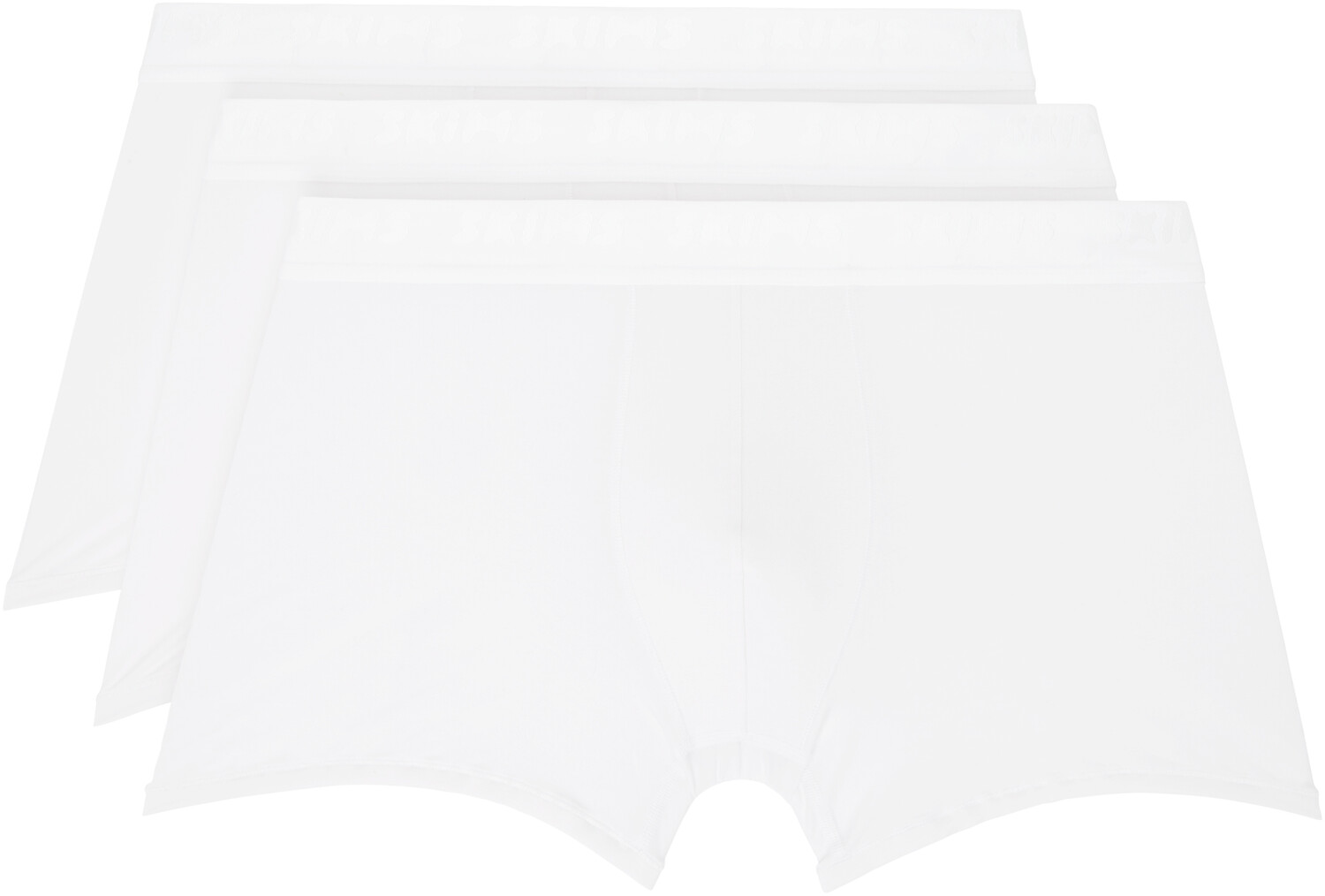 Комплект из трех пар трусов-боксеров KIM tretch белого цвета SKIMS
Комплект из трех пар трусов-боксеров KIM tretch белого цвета SKIMS