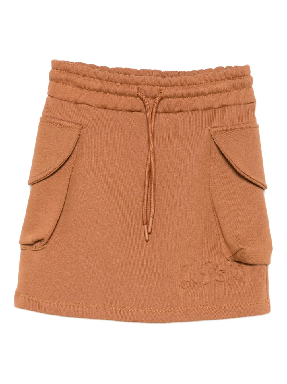 Юбка с карманами-клапанами и завязками MSGM Kids, коричневый
Юбка с карманами-клапанами и завязками MSGM Kids, коричневый