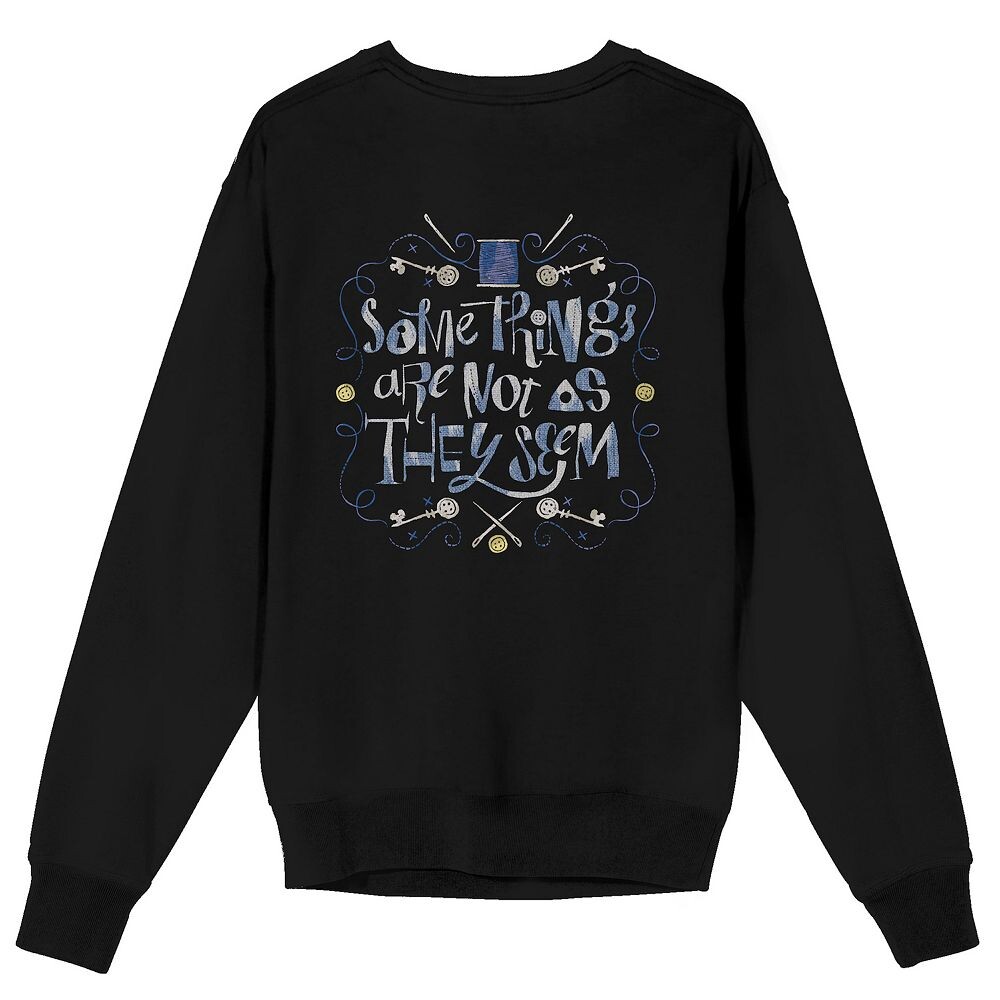 Мужской свитшот Coraline с графическим рисунком «Некоторые вещи не такие, какими кажутся» Licensed Character, черный
Мужской свитшот Coraline с графическим рисунком «Некоторые вещи не такие, какими кажутся» Licensed Character, черный