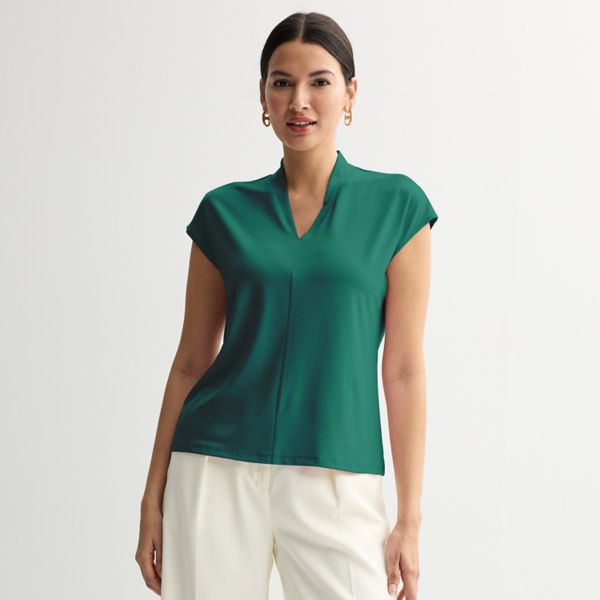 Женский джемпер с V-образным вырезом Nine West, цвет tiki green
Женский джемпер с V-образным вырезом Nine West, цвет tiki green