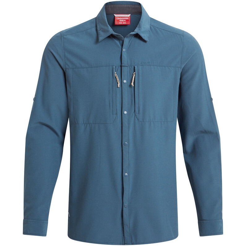 Мужская рубашка Nosilife Pro V Craghoppers, синий
Мужская рубашка Nosilife Pro V Craghoppers, синий