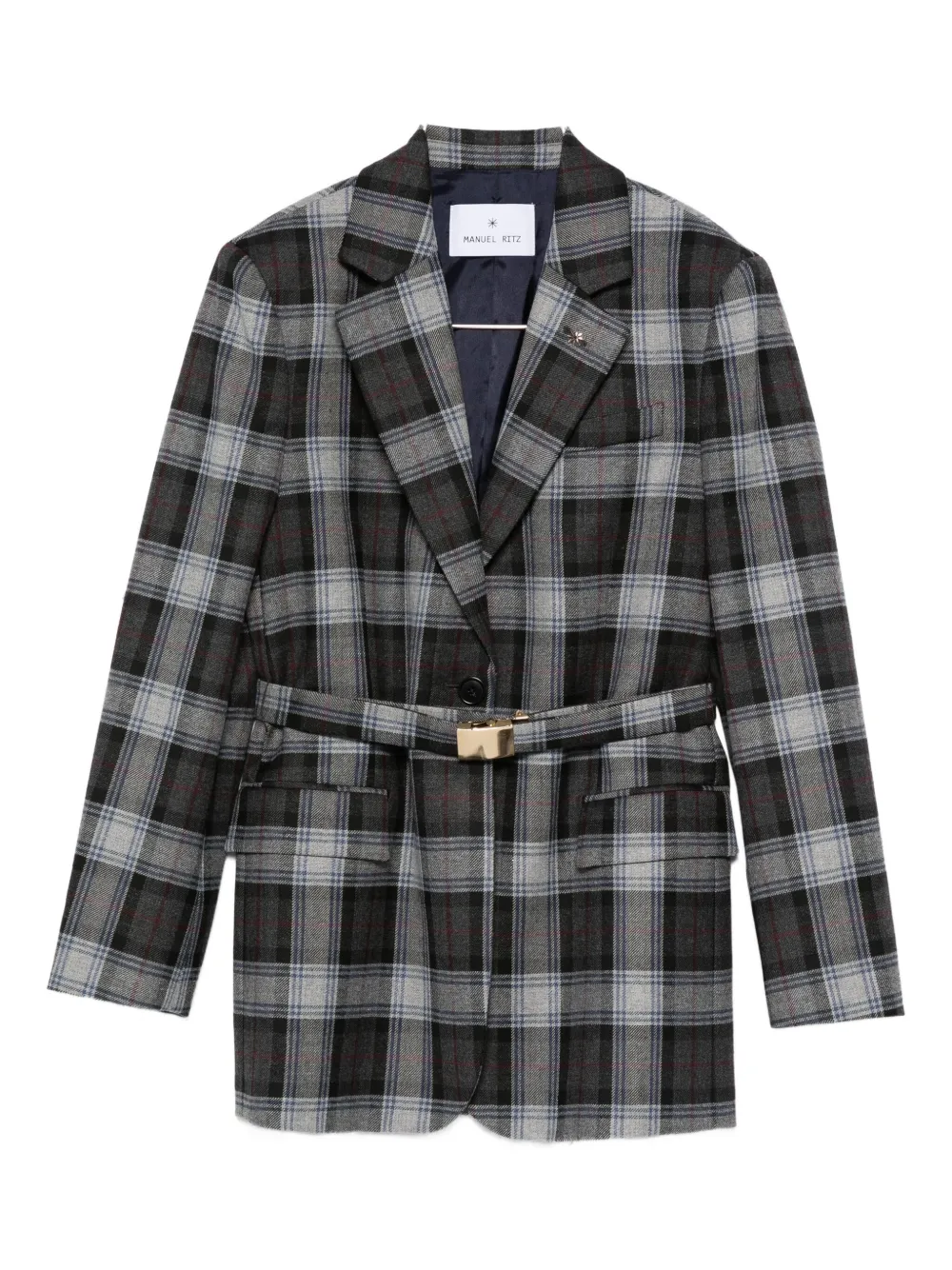 Блейзер в клетку "Принц Уэльский" Manuel Ritz, серый
Блейзер в клетку "Принц Уэльский" Manuel Ritz, серый