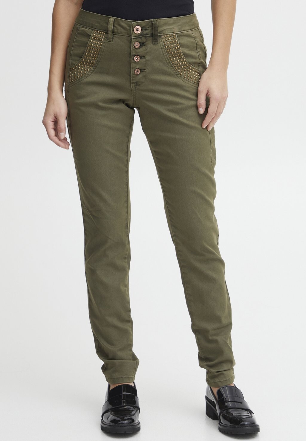 Джинсы прямого кроя PULZ 
Джинсы прямого кроя PULZ