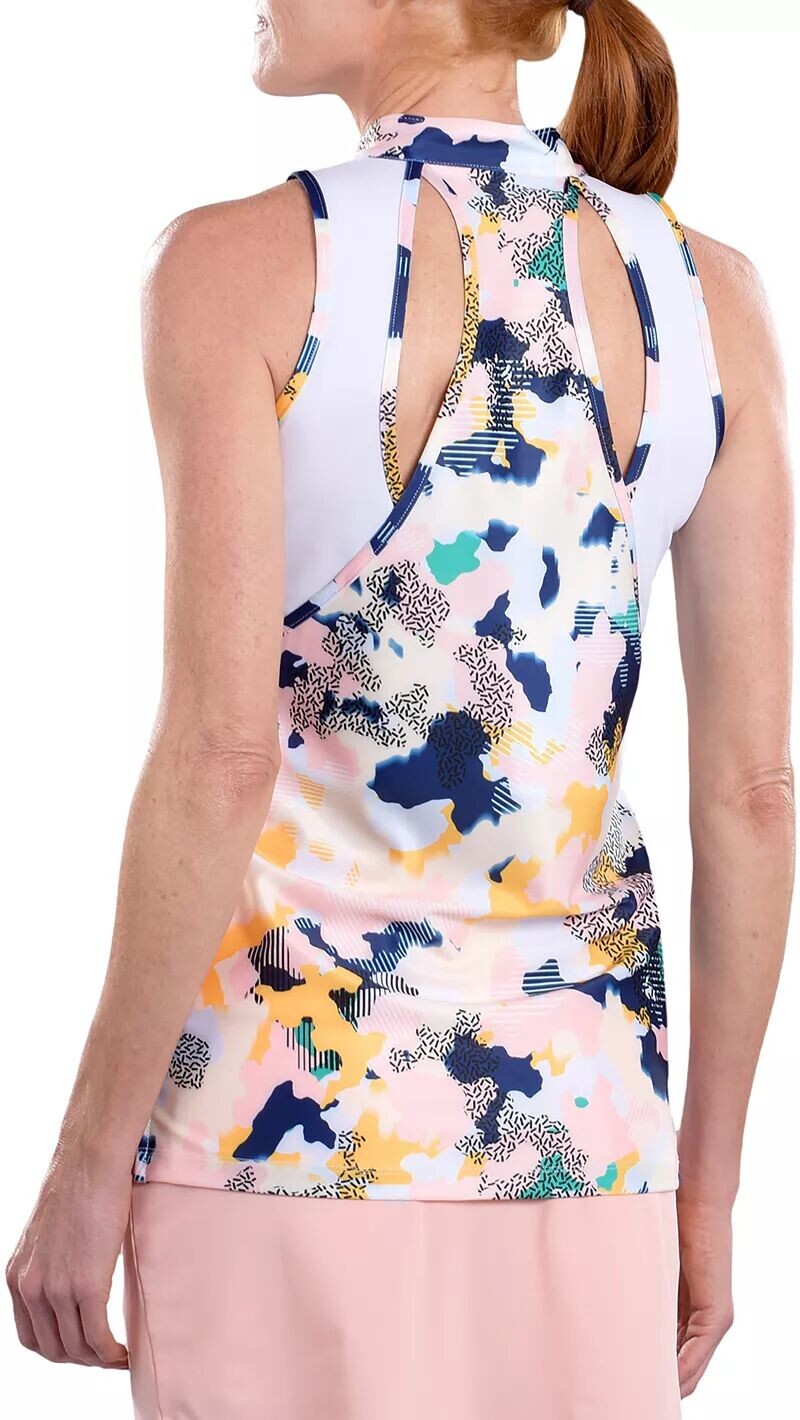 Женская рубашка для гольфа без рукавов SwingDish Clarissa, белый 
Женская рубашка для гольфа без рукавов SwingDish Clarissa, белый