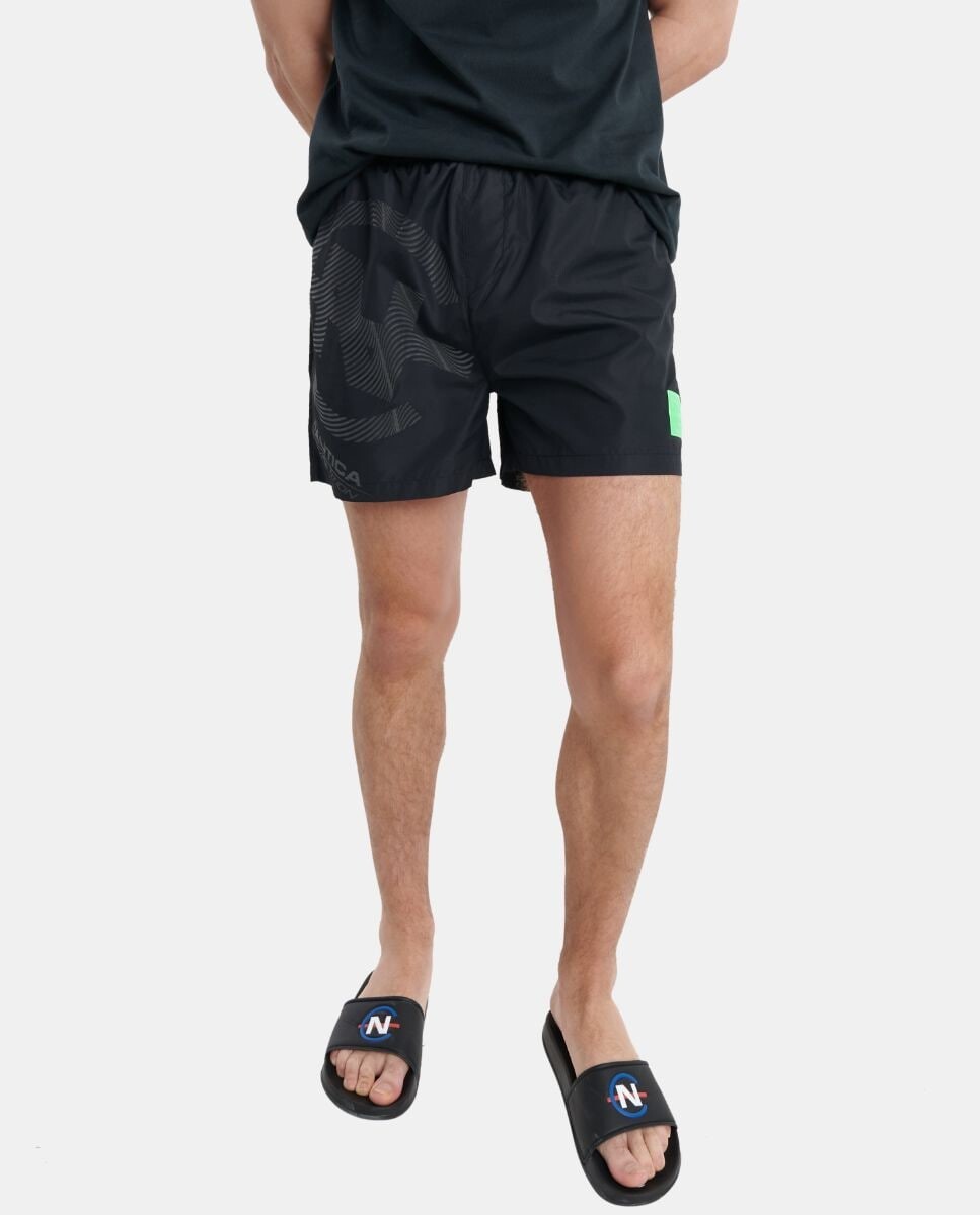 Быстросохнущие мужские шорты-бермуды Nautica, черный
Быстросохнущие мужские шорты-бермуды Nautica, черный