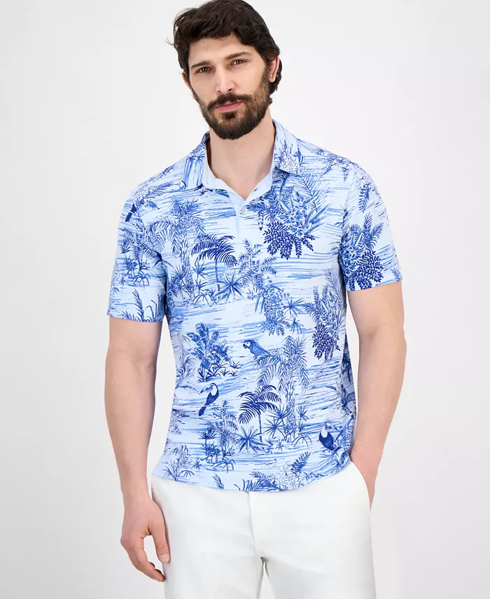 Мужская поло классического кроя Bird Sanctuary с принтом Tommy Bahama, синий
Мужская поло классического кроя Bird Sanctuary с принтом Tommy Bahama, синий