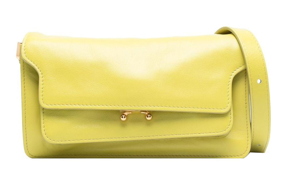 MARNI Женская желтая кожаная сумка через плечо
MARNI Женская желтая кожаная сумка через плечо