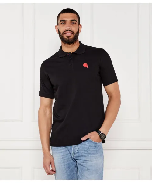 Футболка поло Regular fit Karl Lagerfeld, черный
Футболка поло Regular fit Karl Lagerfeld, черный