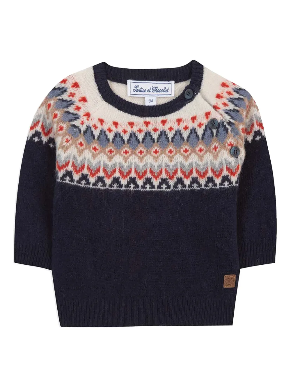 Джемпер с узором Tartine Et Chocolat, синий
Джемпер с узором Tartine Et Chocolat, синий