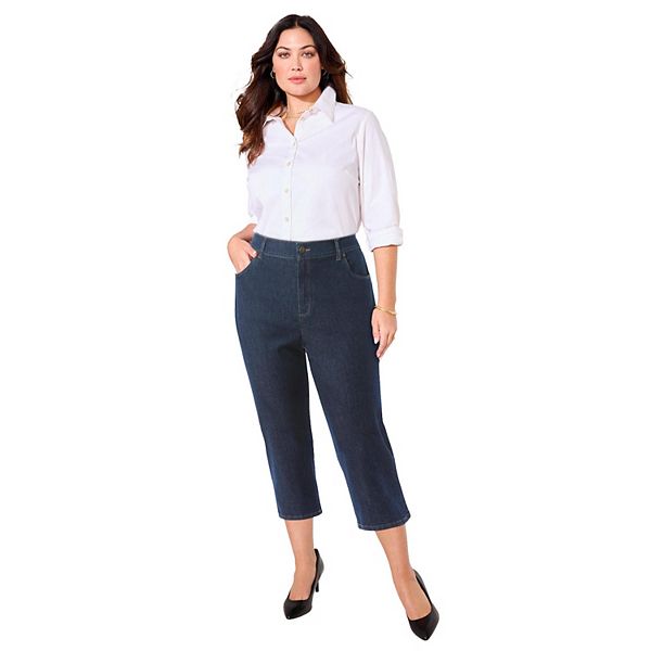 Женские джинсы-капри plus size Right Fit Curvy Catherines, Bourbon Wash
Женские джинсы-капри plus size Right Fit Curvy Catherines, Bourbon Wash