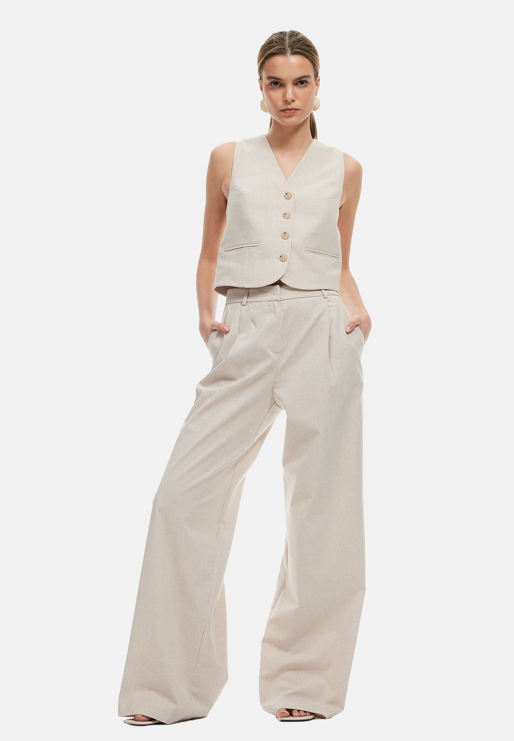 Брюки STRAIGHT LEG Koton, бежевый
Брюки STRAIGHT LEG Koton, бежевый