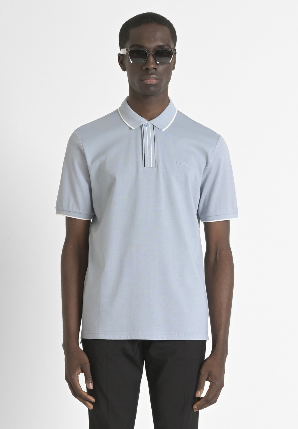 Рубашка поло REGULAR FIT WITH INJECTION LOGO Antony Morato, светло-голубой
Рубашка поло REGULAR FIT WITH INJECTION LOGO Antony Morato, светло-голубой