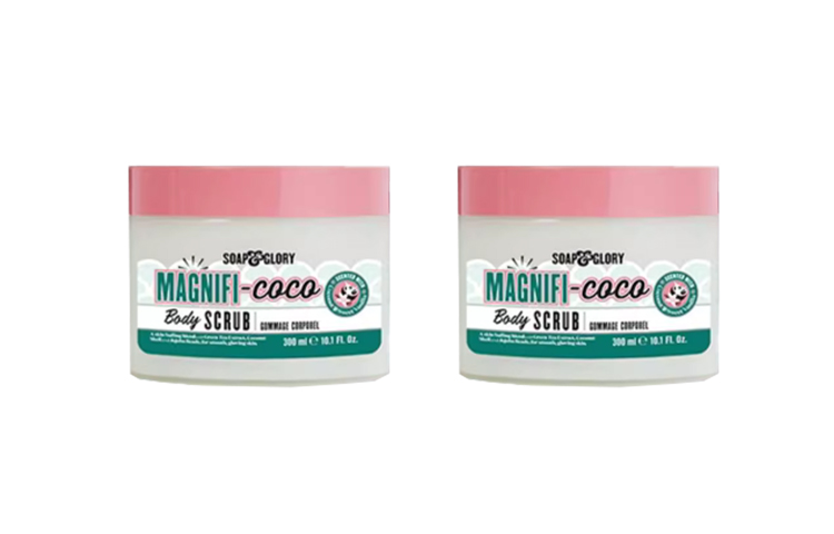 Охлаждающий скраб для тела tranquil enchantment с ароматом кокосового молока, розы и лаванды SOAP&GLORY
Охлаждающий скраб для тела tranquil enchantment с ароматом кокосового молока, розы и лаванды SOAP&GLORY