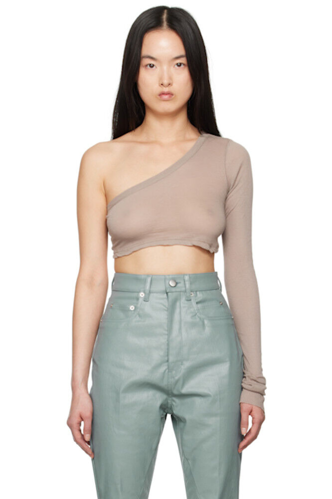 Футболка Hollywood Ziggy серо-коричневого цвета Rick Owens
Футболка Hollywood Ziggy серо-коричневого цвета Rick Owens