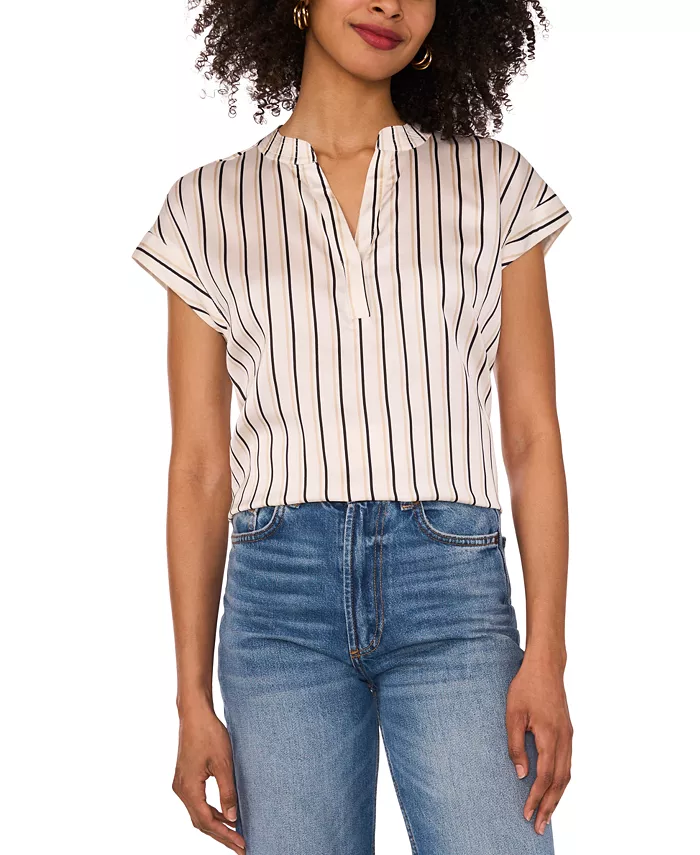 Женская блуза с полосками и разрезом на горловине Vince Camuto, мультиколор
Женская блуза с полосками и разрезом на горловине Vince Camuto, мультиколор