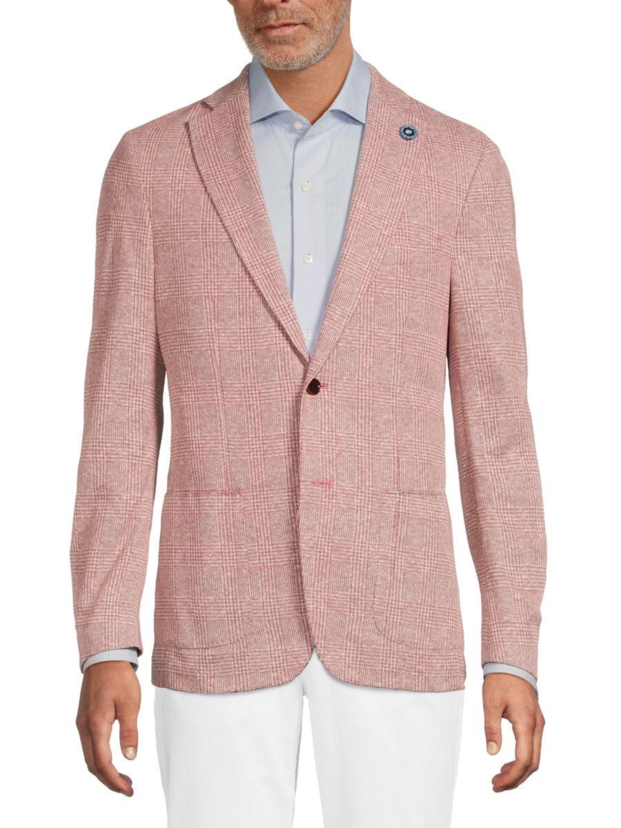 Спортивное пальто классического кроя в клетку с двумя пуговицами Hart Schaffner Marx, красный
Спортивное пальто классического кроя в клетку с двумя пуговицами Hart Schaffner Marx, красный