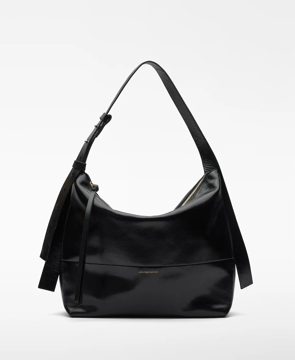 Большая женская кожаная сумка-хобо Orion Adolfo Dominguez, черный
Большая женская кожаная сумка-хобо Orion Adolfo Dominguez, черный