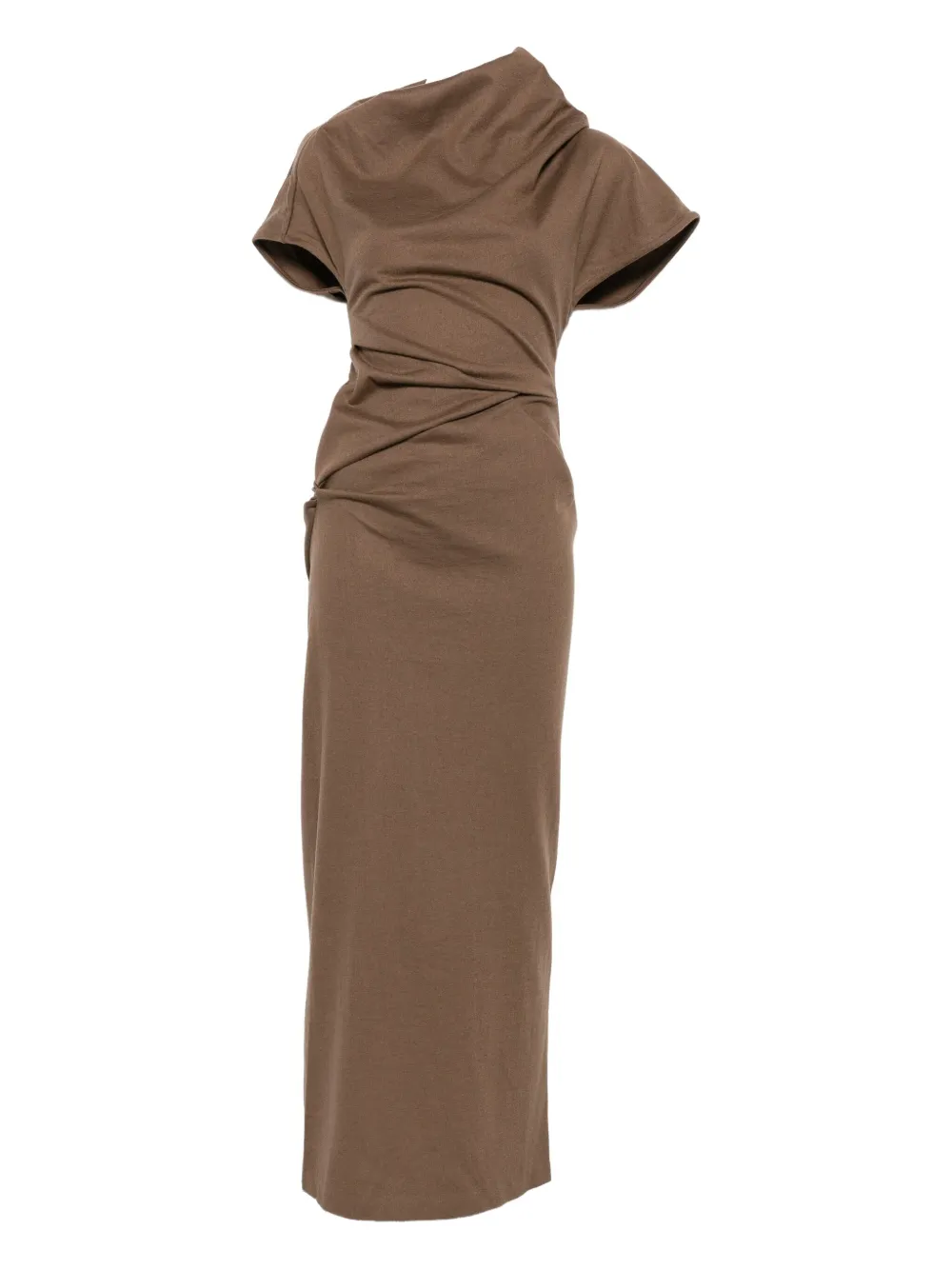 Платье миди с драпировкой и высоким воротом Entire Studios, коричневый
Платье миди с драпировкой и высоким воротом Entire Studios, коричневый