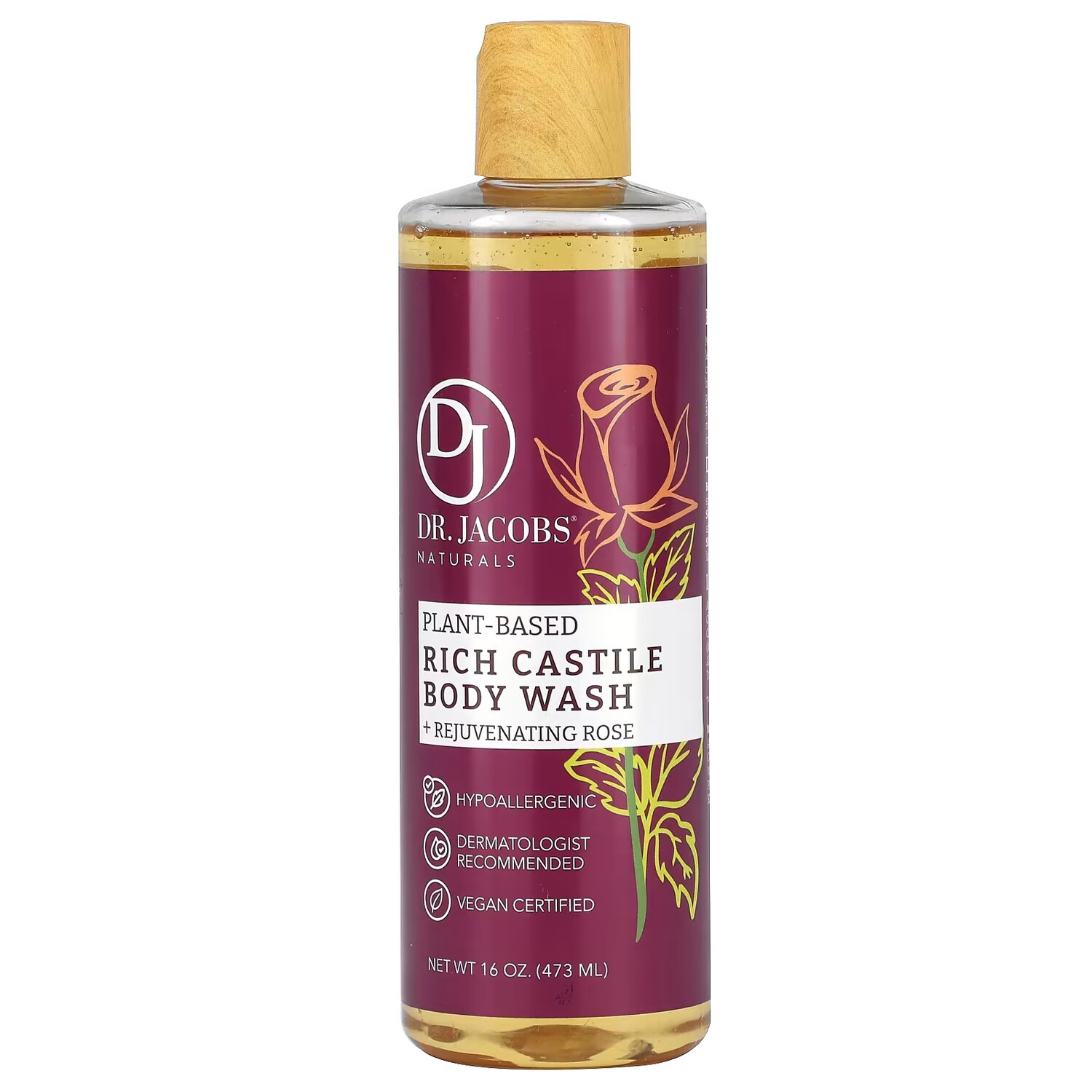 Гель для душа Dr. Jacobs Naturals Rich Castile омолаживающая роза, 473 мл
Гель для душа Dr. Jacobs Naturals Rich Castile омолаживающая роза, 473 мл